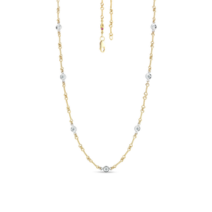 Roberto Coin Diamonds by the Inch 7 Station Necklace