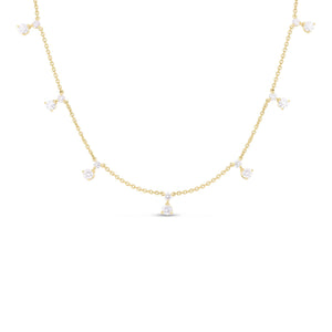 Roberto Coin Diamond Dangle Station Necklace