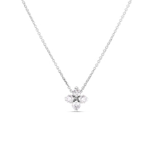 Roberto Coin Diamond Love in Verona Flower Pendant