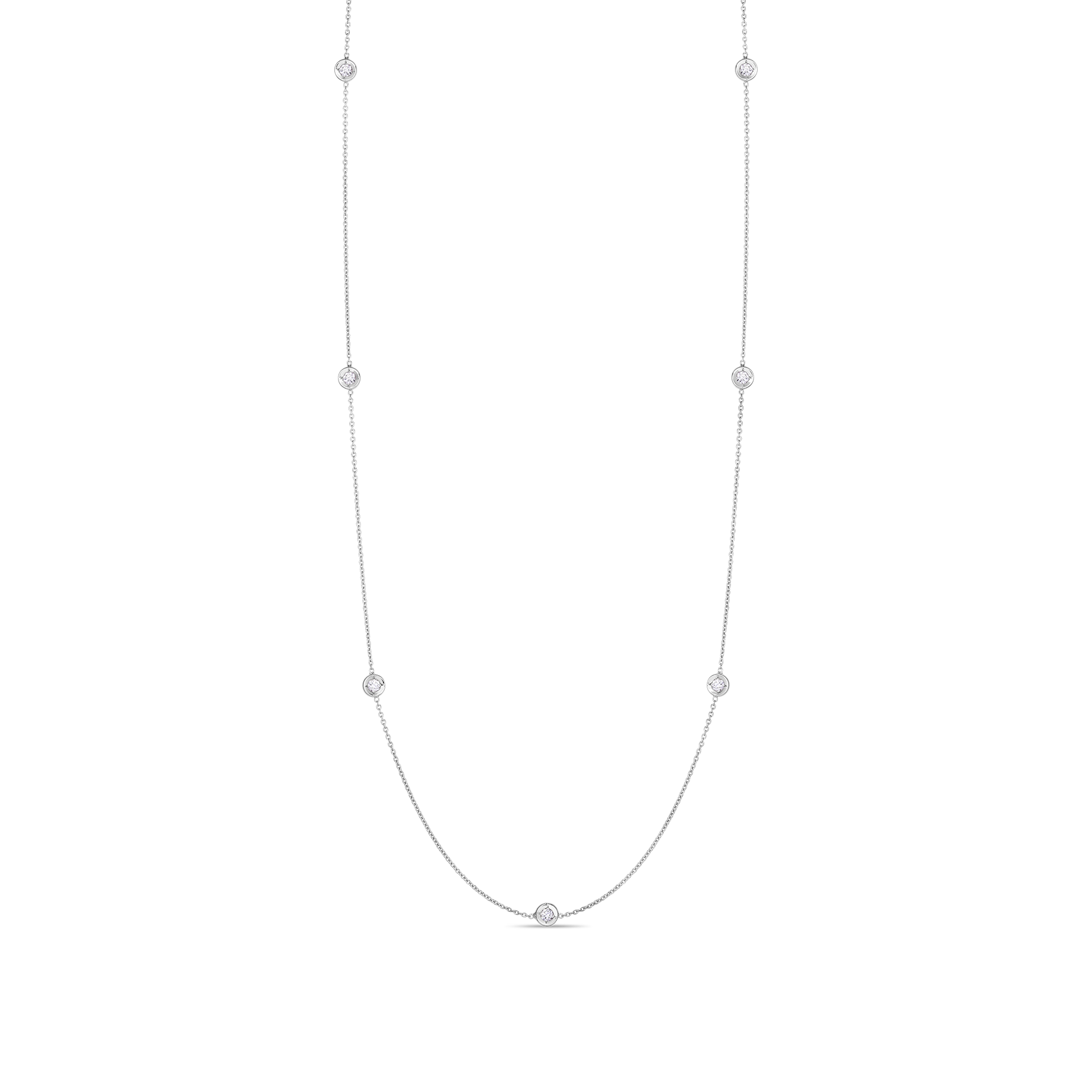 Roberto Coin Diamonds by the Inch Chain Necklace