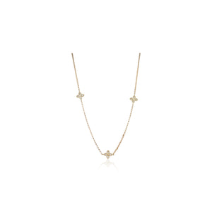 Roberto Coin Diamonds by the Inch Yellow Gold Necklace