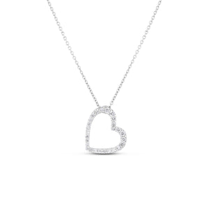 Roberto Coin Diamond Heart Necklace