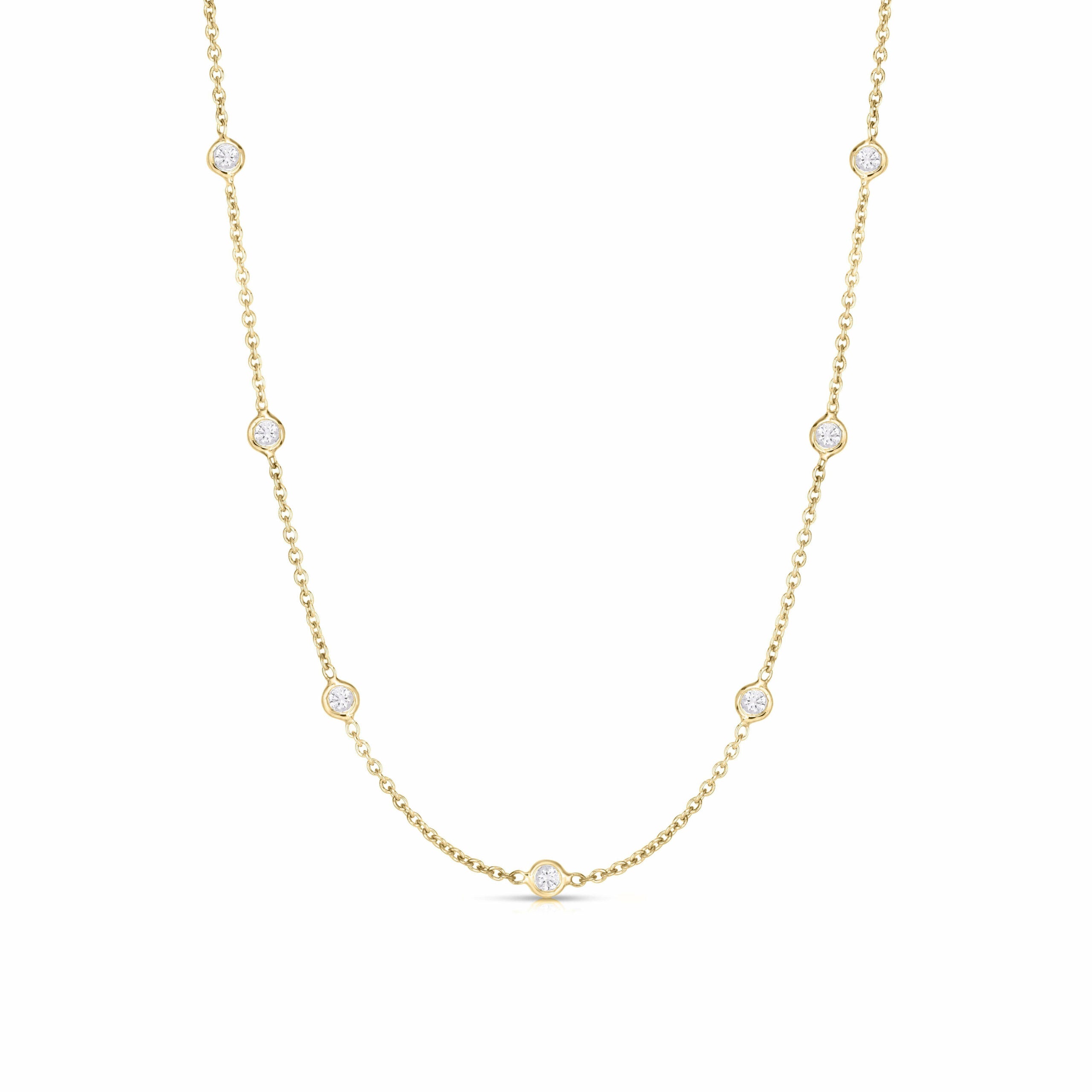 Roberto Coin 15 Station Diamond Necklace