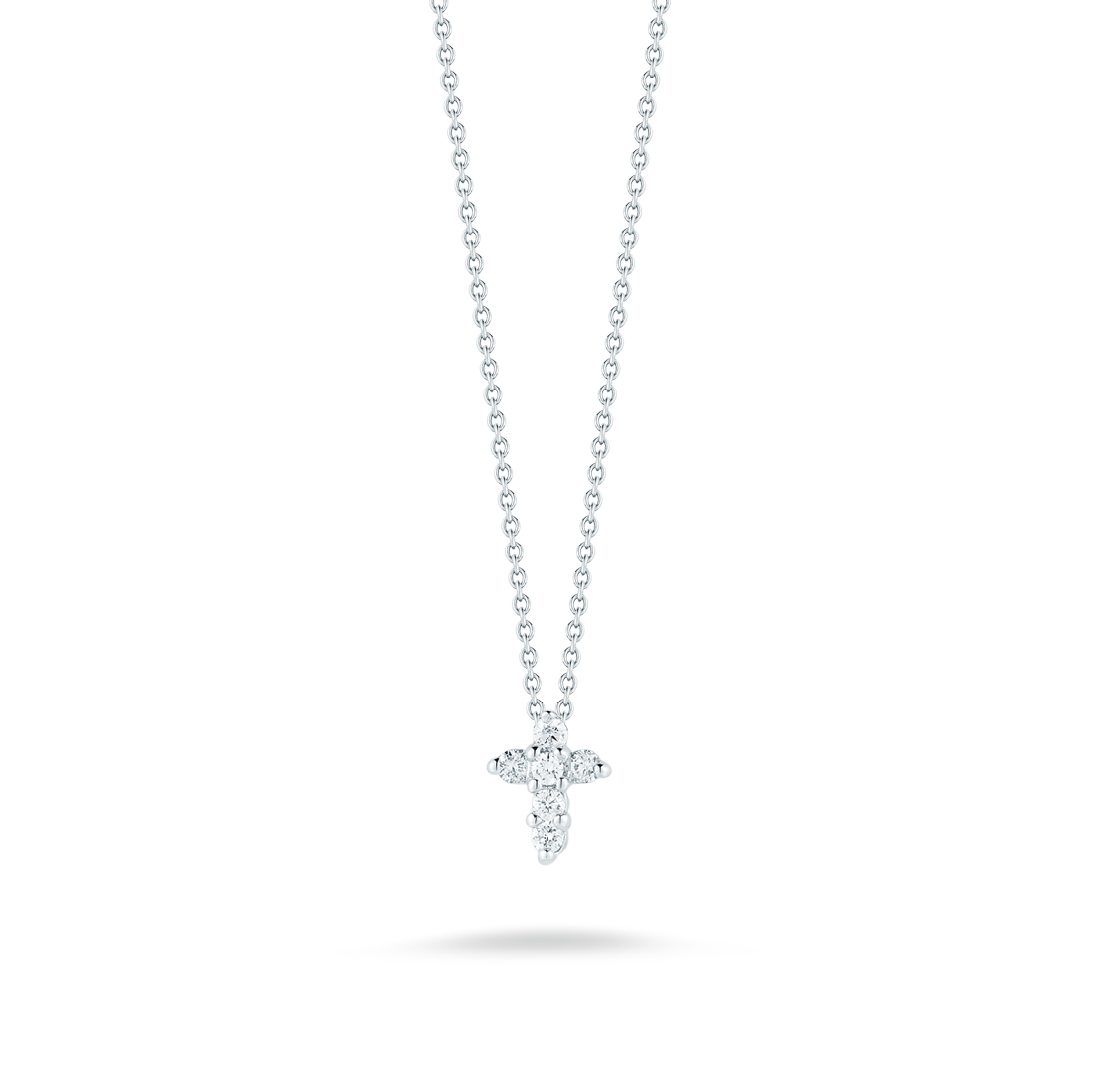 Roberto Coin Diamond Baby Cross Necklace