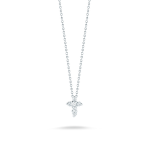 Roberto Coin Diamond Baby Cross Necklace