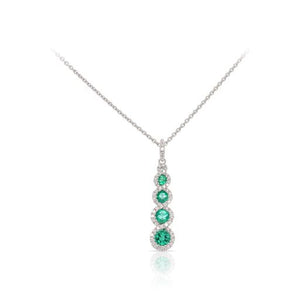 Emerald and Diamond Necklace
