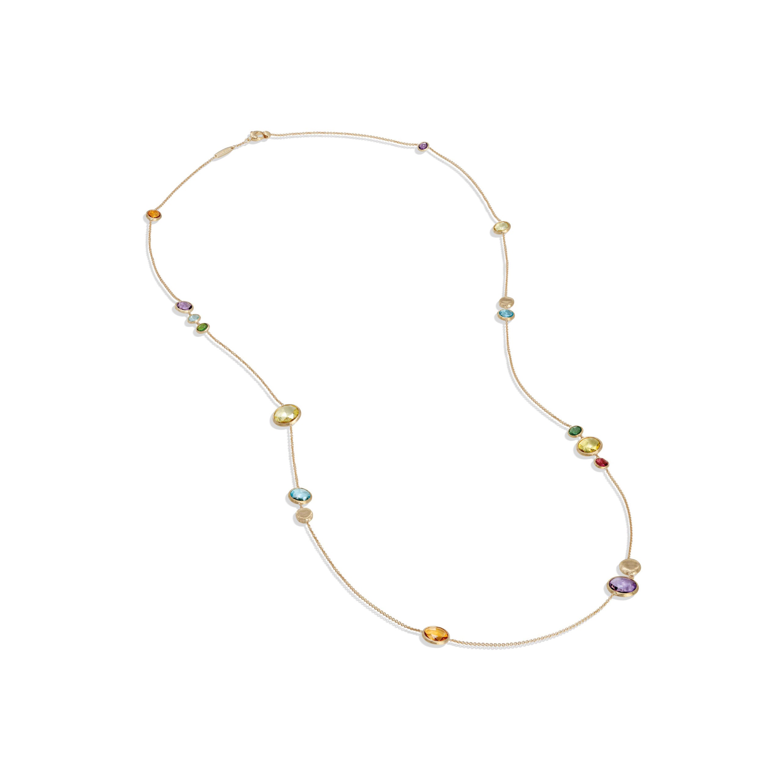 Marco Bicego Jaipur Color Collection 18K Yellow Gold Mixed Gemstone Necklace