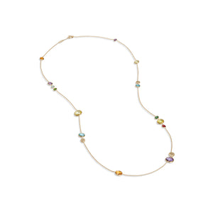 Marco Bicego Jaipur Color Collection 18K Yellow Gold Mixed Gemstone Necklace