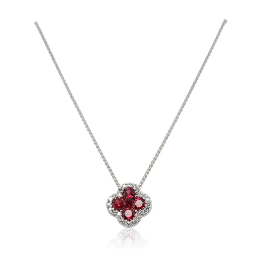 Ruby and Diamond Pendant