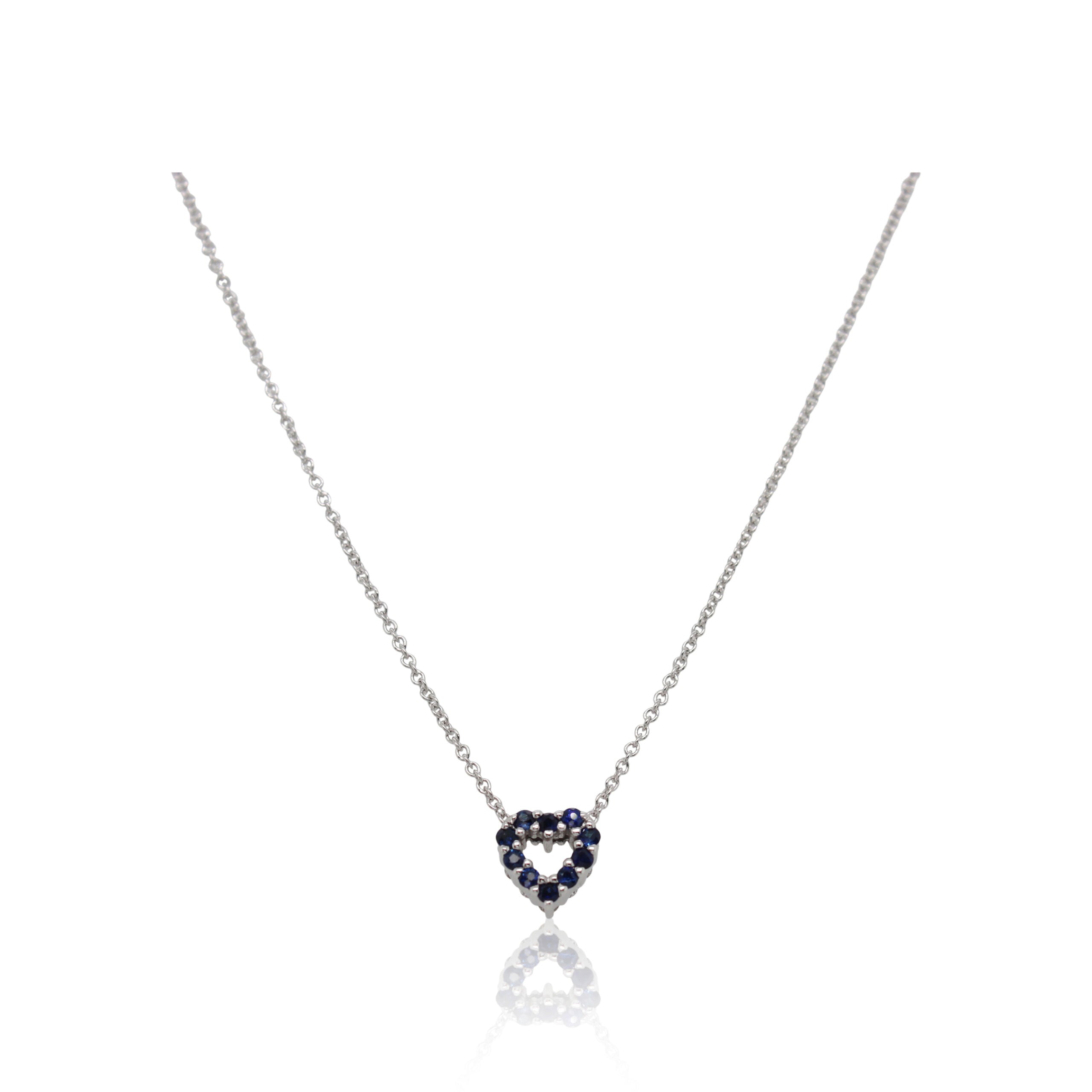 Roberto Coin Sapphire and Diamond Reversible Pendant