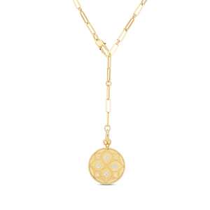 Roberto Coin Venetian Princess Diamond Medallion