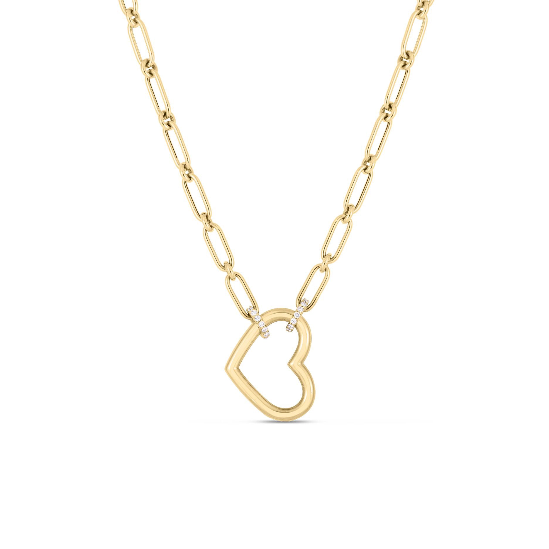 Roberto Coin Cialoma Heart Necklace
