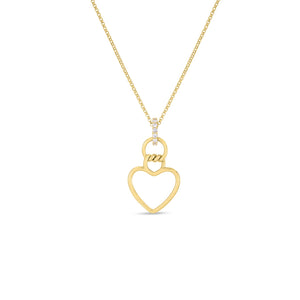 Roberto Coin Cialoma Diamond Heart Necklace