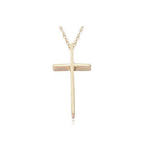 Small Swedged Cross Pendant