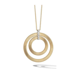 Marco Bicego Masai Collection 18k Yellow Gold Pendant with Diamonds