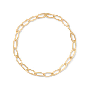 Marco Bicego Jaipur Gold Collection 18K Yellow Gold Oval Link Necklace