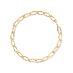 Marco Bicego Jaipur Gold Collection 18K Yellow Gold Oval Link Necklace