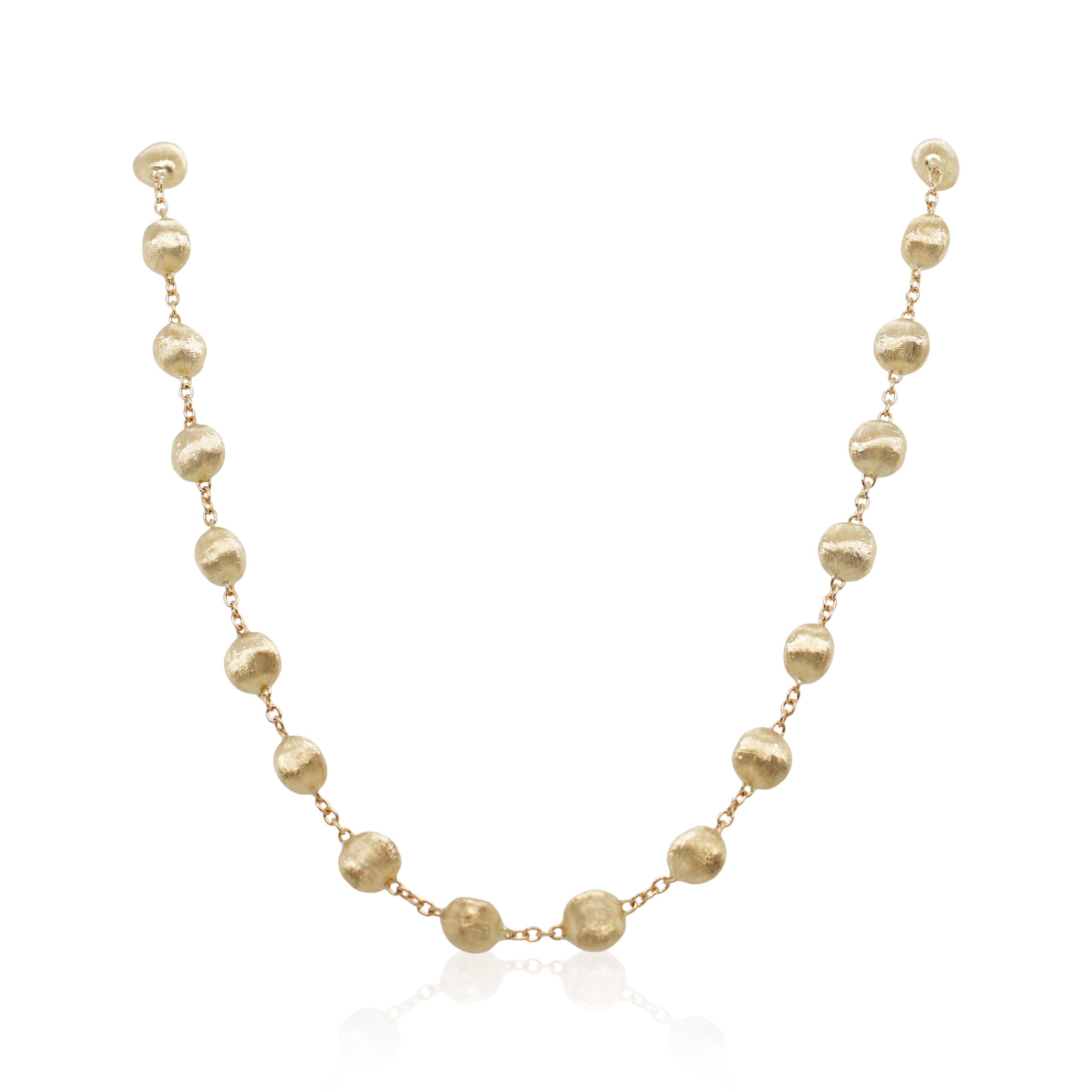 Marco Bicego Africa Collection 18 Karat Yellow Gold Station Necklace
