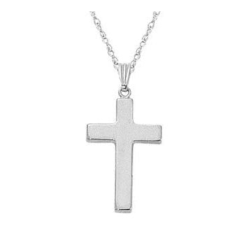 Medium Polished Cross Pendant