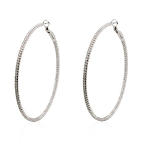2.19ct Total Weight Diamond Hoops