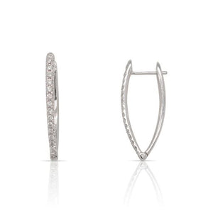 Diamond Straight Link Earrings