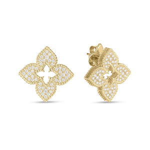 Roberto Coin Venetian Princess Diamond Stud Earrings
