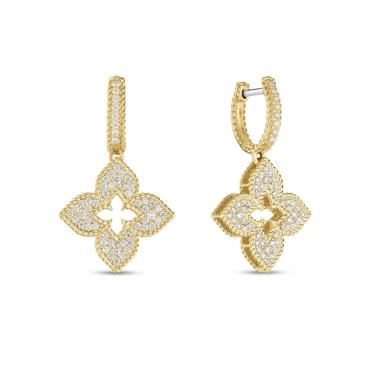 Roberto Coin Venetian Princess Diamond Drop Earrings