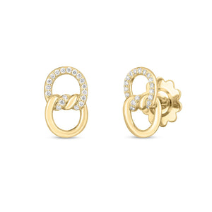 Roberto Coin Cialoma Diamond Knot Earrings