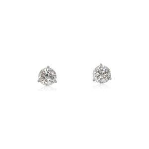 4.02ct Total Weight Diamond Stud Earrings