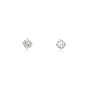 2.05ct Total Weight Four Prong Diamond Studs