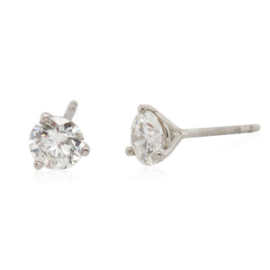 Diamonds of Wonder 1.01ct Total Weight Diamond Stud Earrings