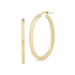 Roberto Coin Small Oval Hoops