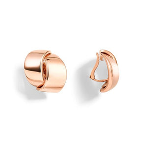 Vhernier Abbraccio Collection 18K Gold Ear Clips