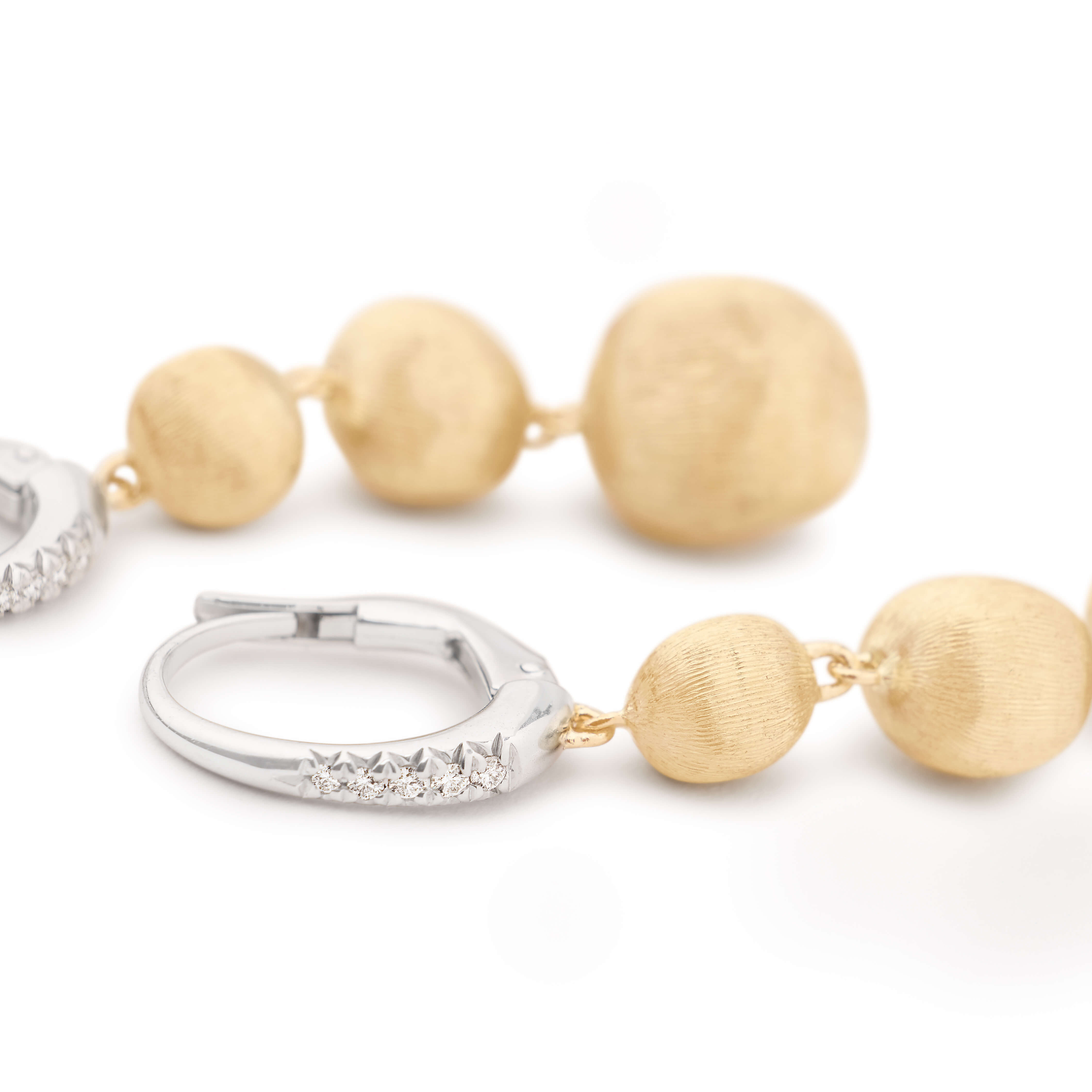 Marco Bicego Africa Collection Diamond Drop Earrings