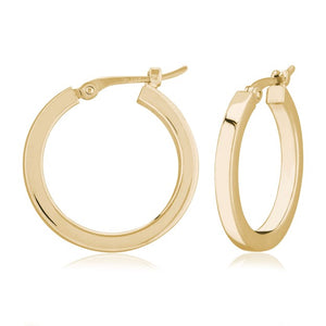 Yellow Gold Hoop Earrings