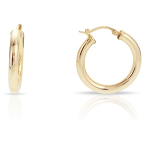 Yellow Gold Hoop Earrings