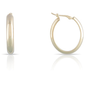 Yellow Gold Hoop Earrings