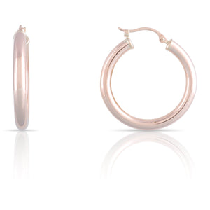 Rose Gold Hoop Earrings