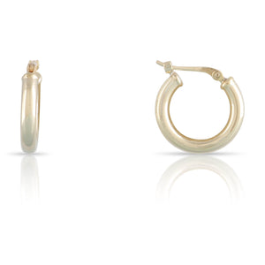 Yellow Gold Hoop Earrings