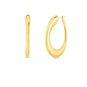 Roberto Coin Oro Classic Hoop Earrings