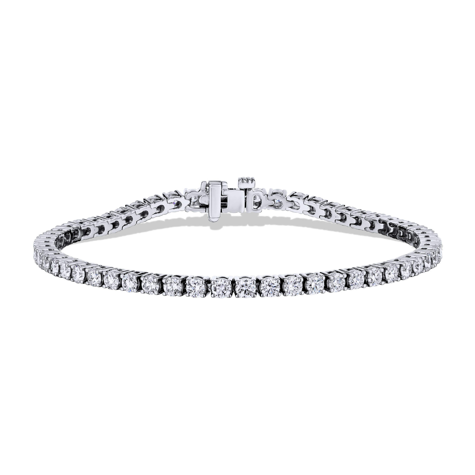 Four Prong Diamond Tennis Bracelet