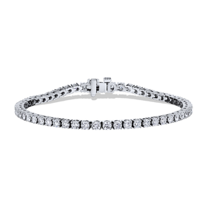 Four Prong Diamond Tennis Bracelet