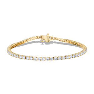 Yellow Gold Diamond Tennis Bracelet