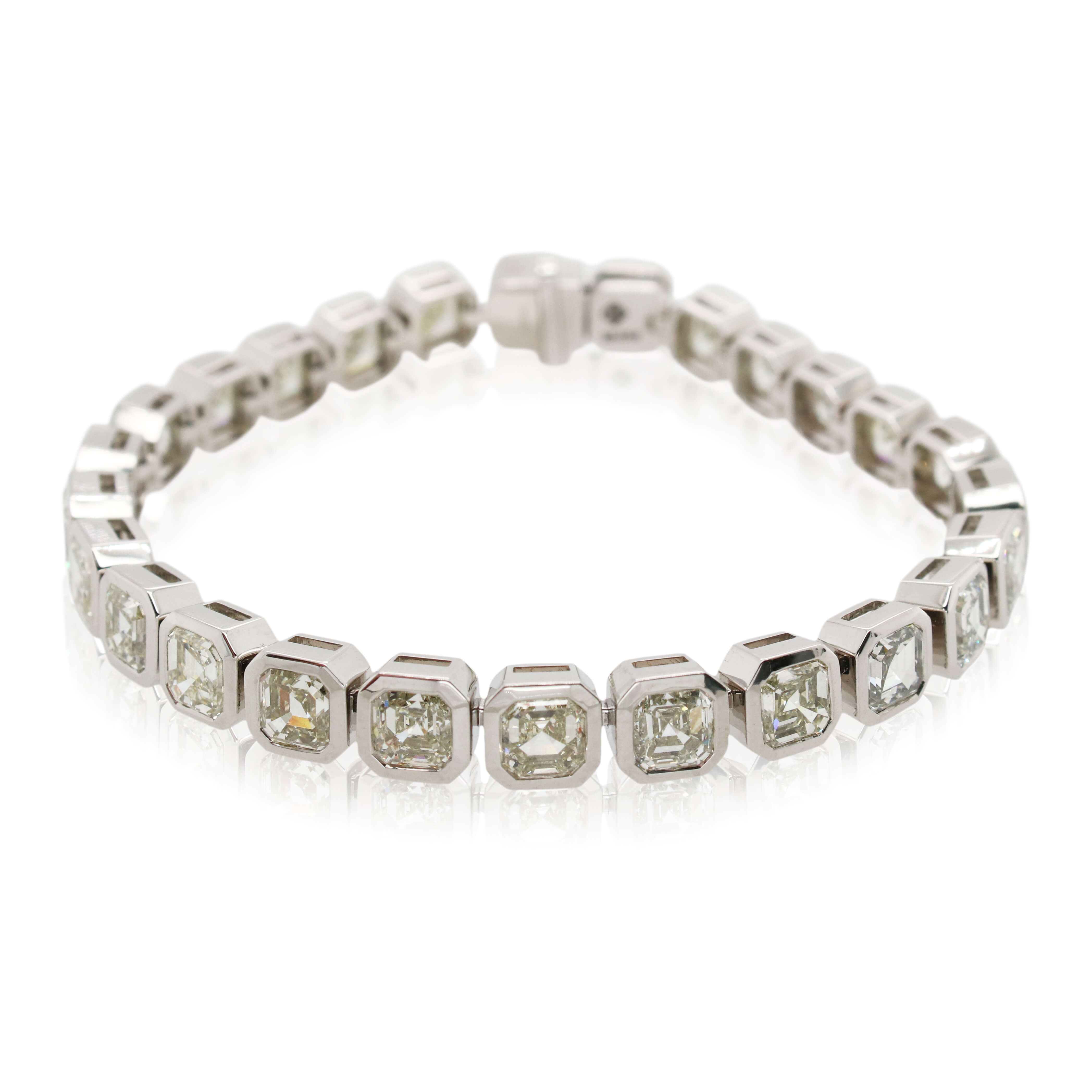 Diamonds of Wonder Asscher Cut Diamond Bracelet