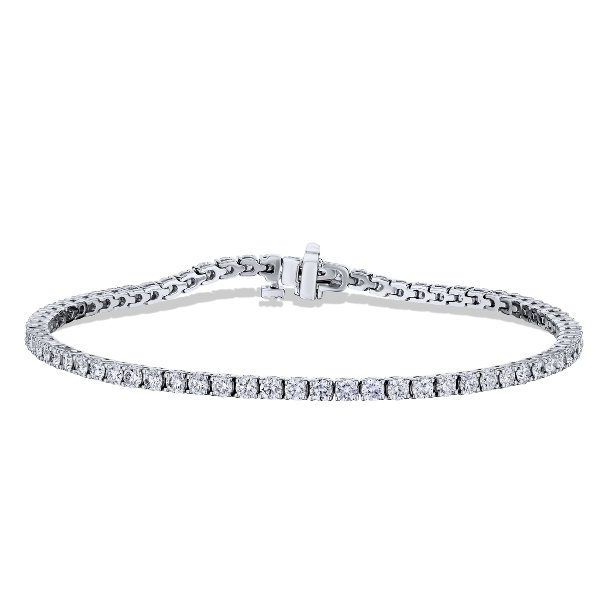 2.95ct Total Weight Diamond Tennis Bracelet