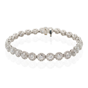 Diamonds of Wonder Halo Diamond Bracelet