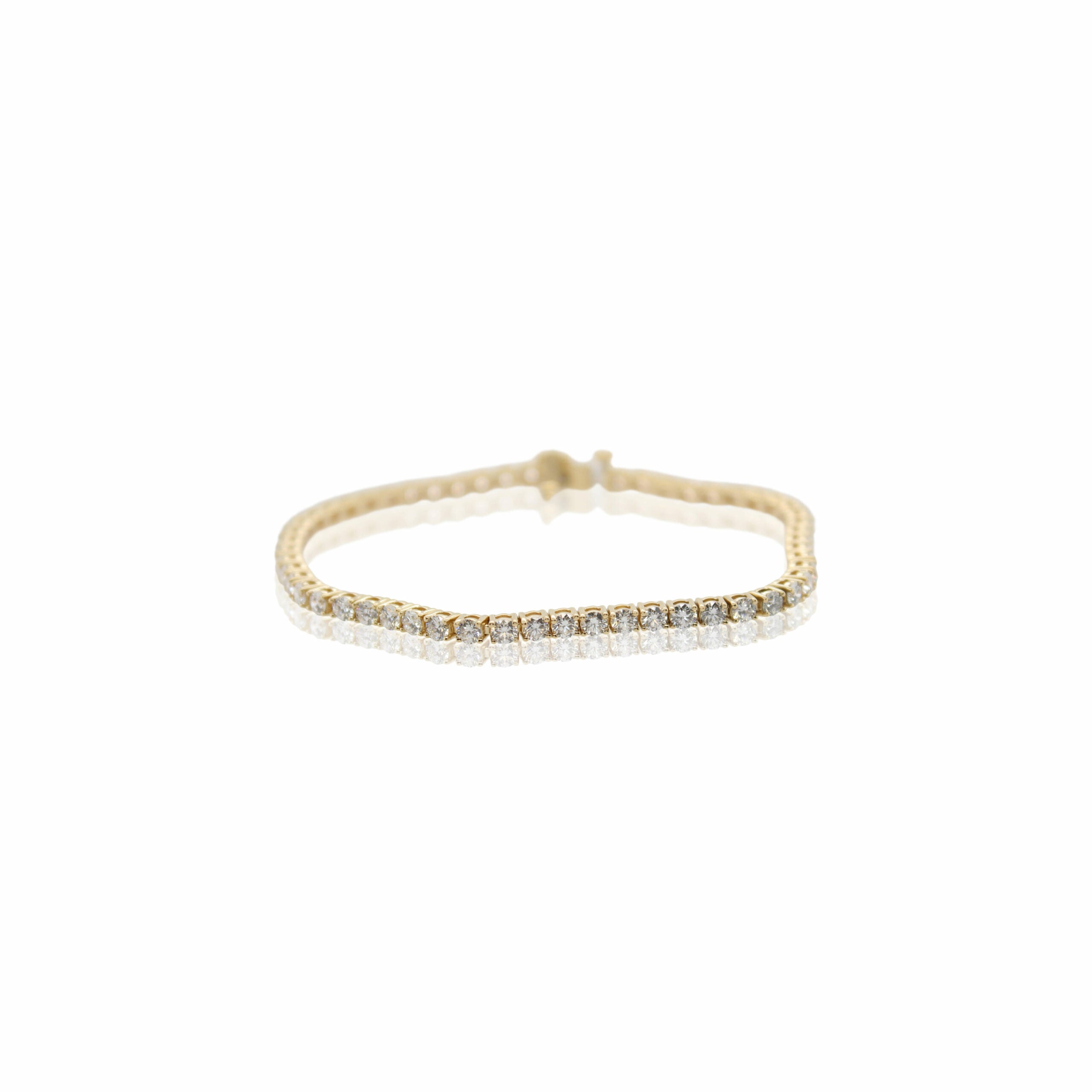 Four Prong Diamond Tennis Bracelet