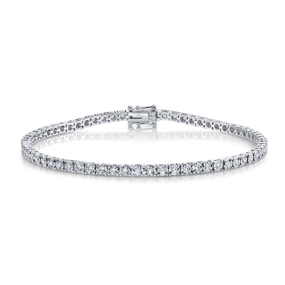 White Gold Diamond Tennis Bracelet
