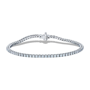 Four Prong Diamond Tennis Bracelet