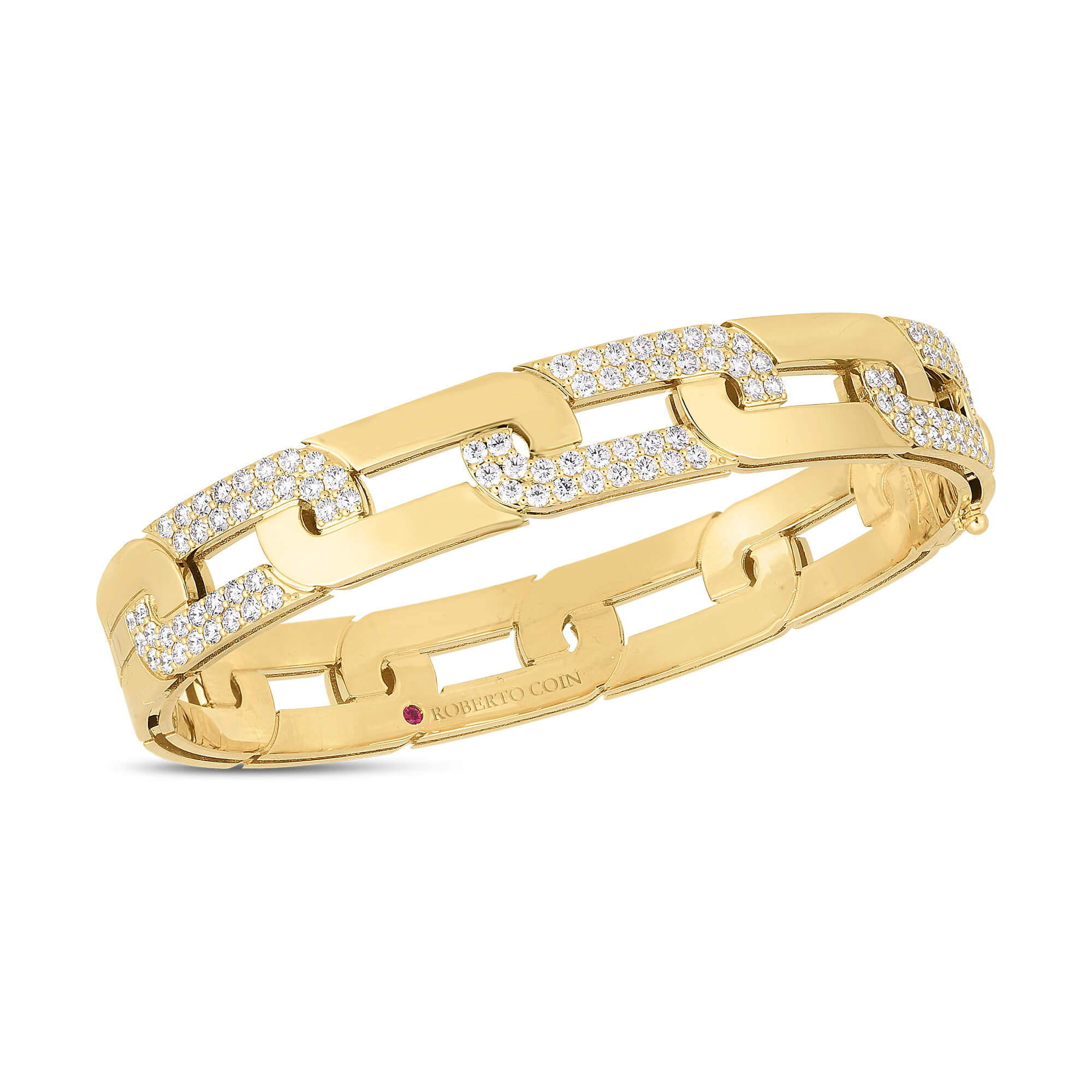 Roberto Coin Navarra Diamond Bangle Bracelet